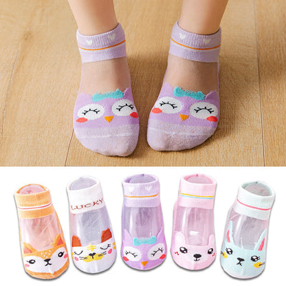 Baby Short Socks Thin Mesh Silk Room Socks Limorista