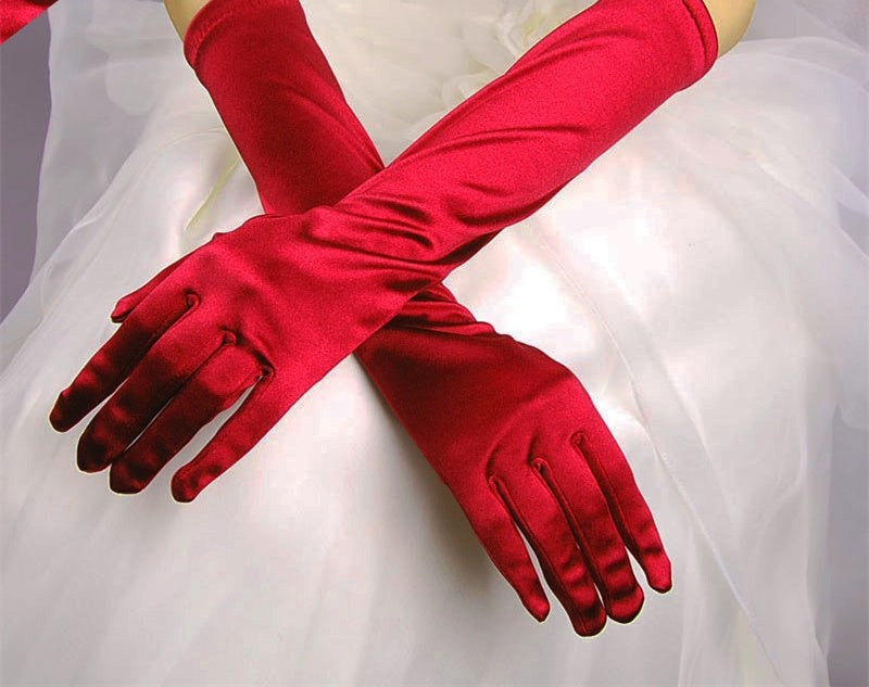 Bridal Gloves Wedding Dress Show Banquet Limorista