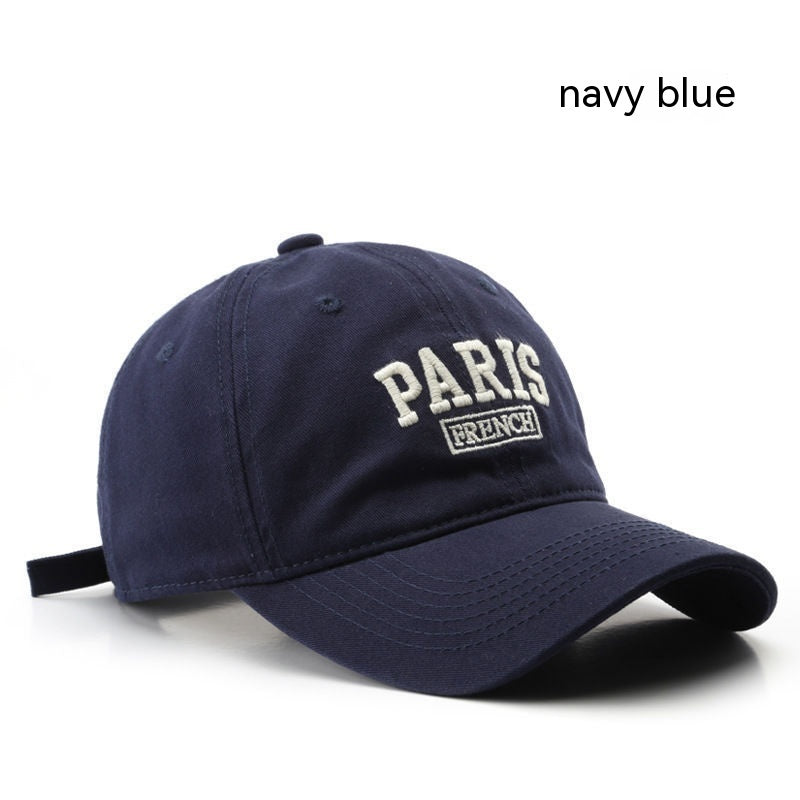 Personalized Washed Letter Embroidered Duckbill Hat Limorista
