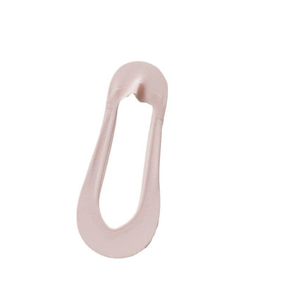 V Cut Ice Silk Mesh Invisible Female Socks Bottom Heel Color Matching Limorista