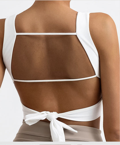 Quick-drying With Chest Pad Nude Feel Yoga Straps Top Limorista