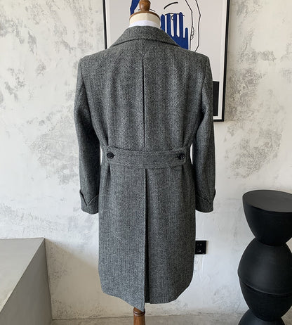 Polo Double Breasted Slim Vintage Tweed Men&