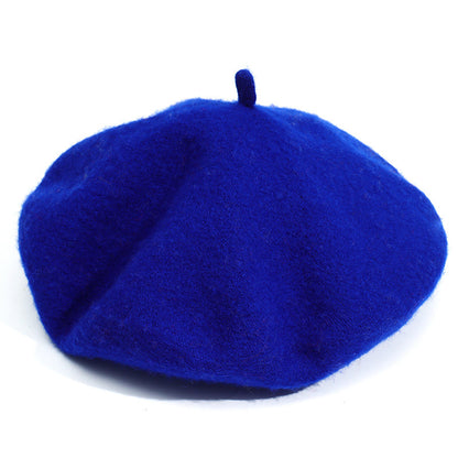 Artistic Wool Candy Color Painter Cap Fashionable Warm Hat Limorista