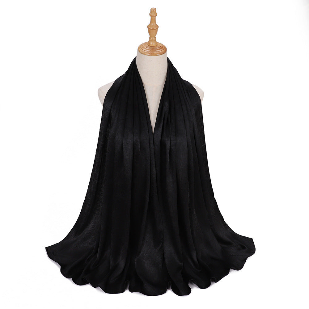 New Silk-like Silky Satin Scarf Limorista