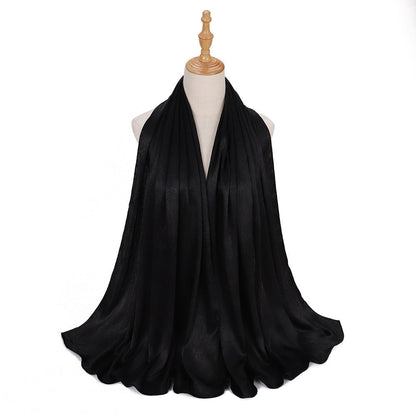 New Silk-like Silky Satin Scarf Limorista
