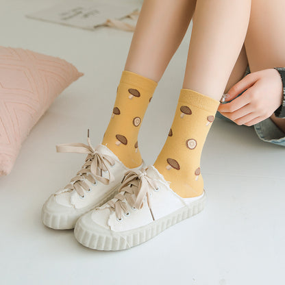 Gentle Sweet Strawberry Tomato Pastoral Style Japanese-style Retro Artistic Lolita Tube Socks Limorista