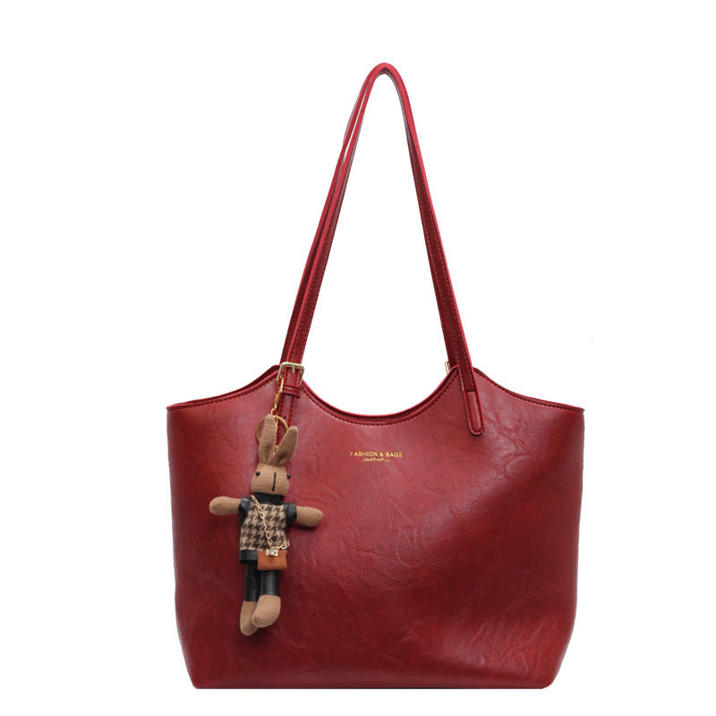 Fashion Unique One-shoulder Oil Wax Leather Bag Limorista
