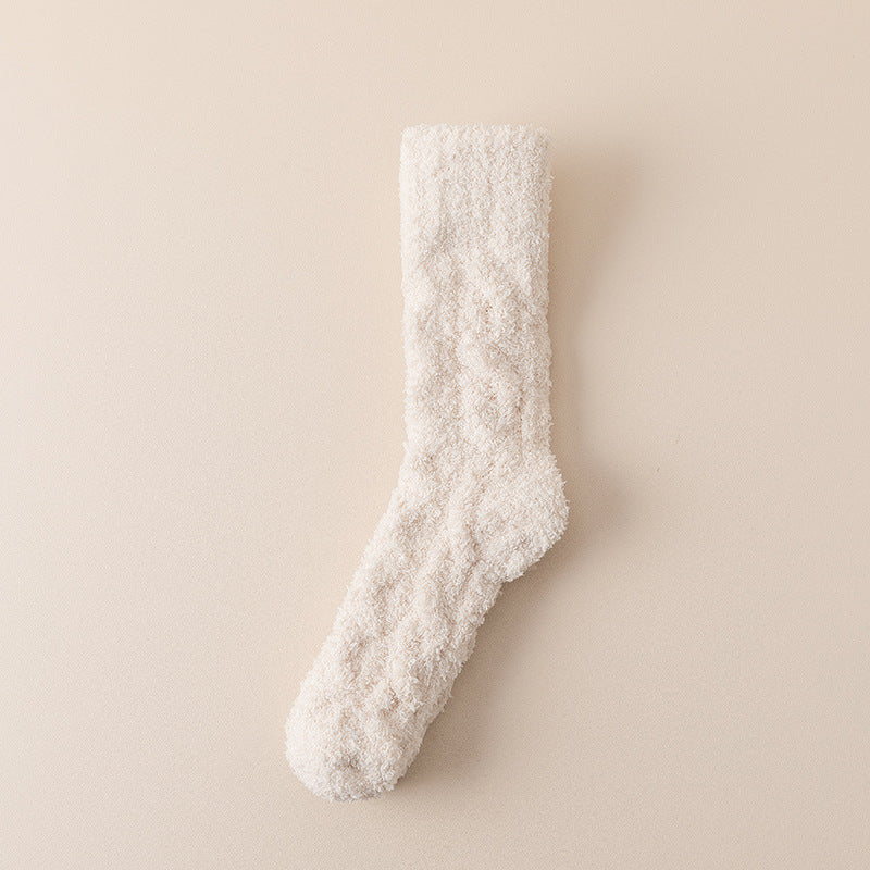 Coral Fleece Socks Women&
