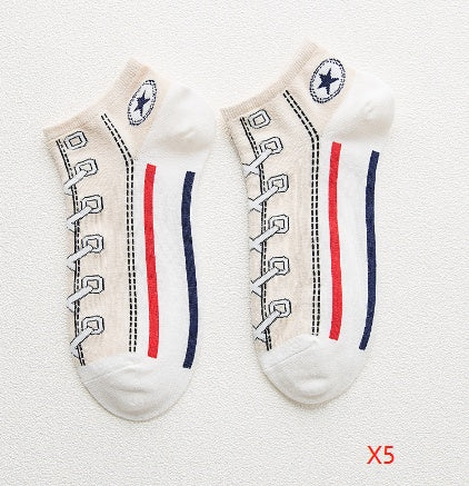 Combed Cotton Deodorant Breathable Boat Socks Limorista