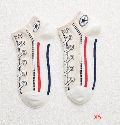Combed Cotton Deodorant Breathable Boat Socks Limorista