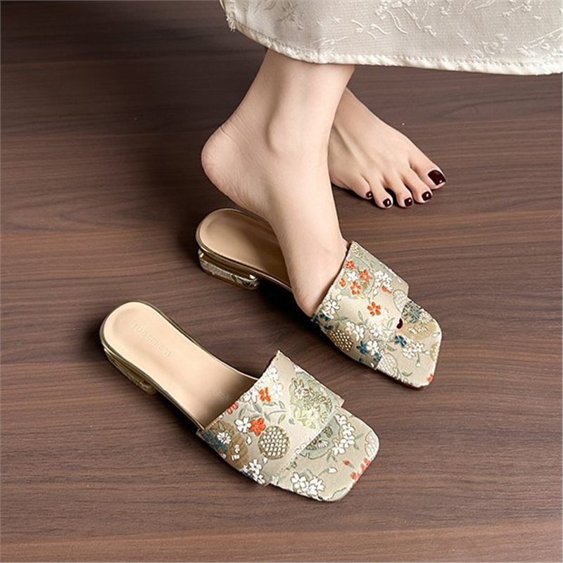Outdoor All-matching Square Toe Sandals Limorista