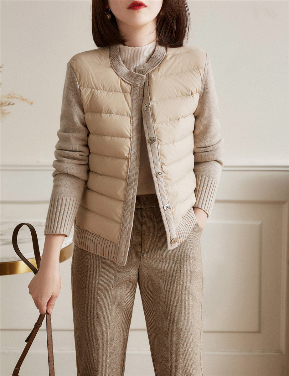 Simple Long-sleeved Knitted Women&
