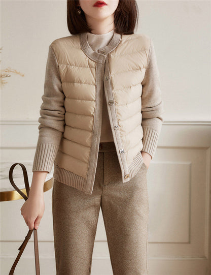Simple Long-sleeved Knitted Women&