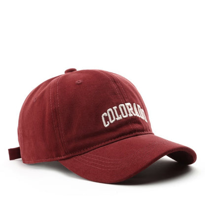 Japanese Fashionable Retro Female Letter Embroidery Baseball Cap Limorista