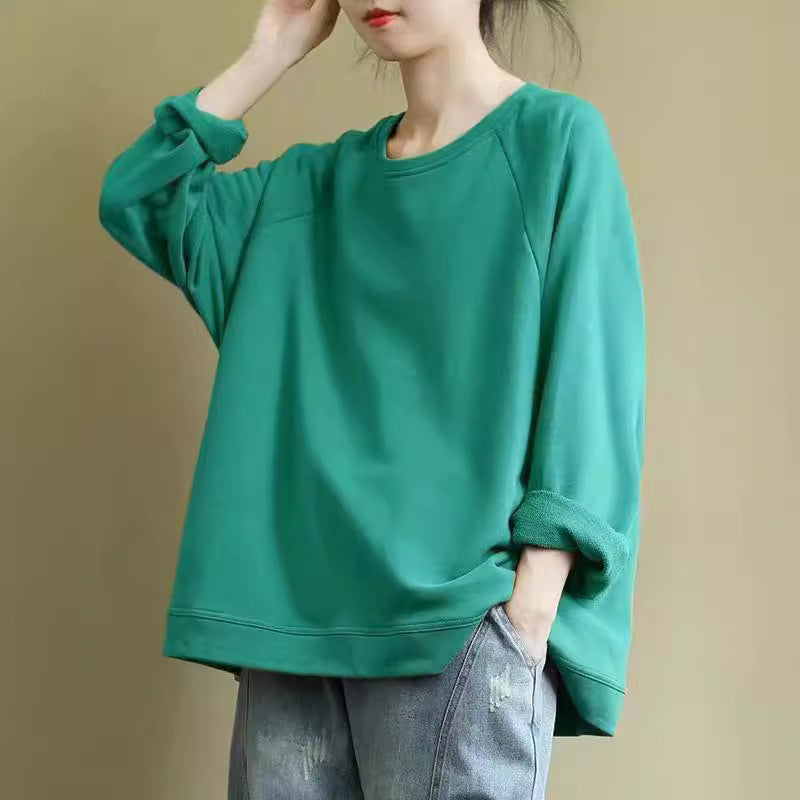 Casual Loose-fitting Plus Size Pullover Women Limorista