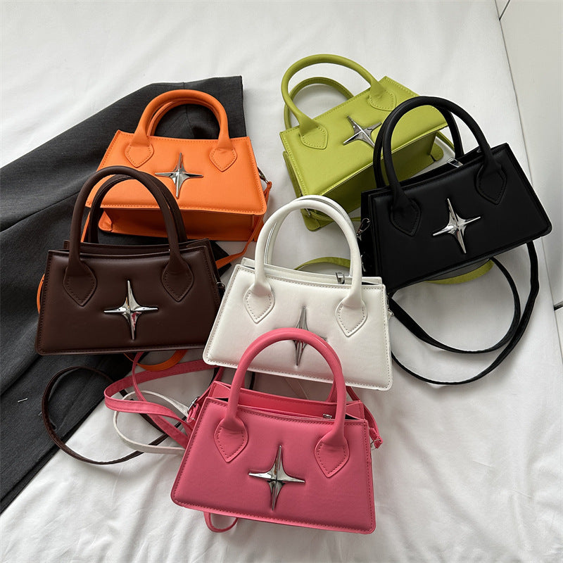 Autumn Simplicity Western Style Shoulder Crossbody Portable Small Square Bag Limorista