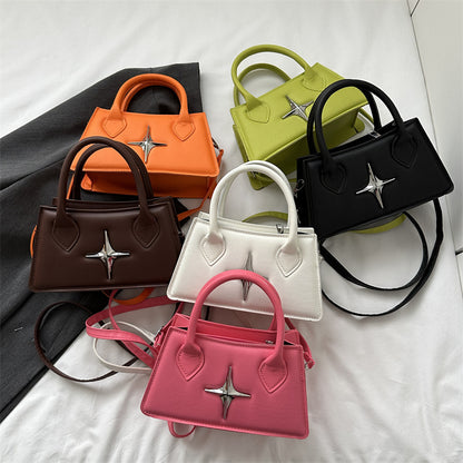Autumn Simplicity Western Style Shoulder Crossbody Portable Small Square Bag Limorista