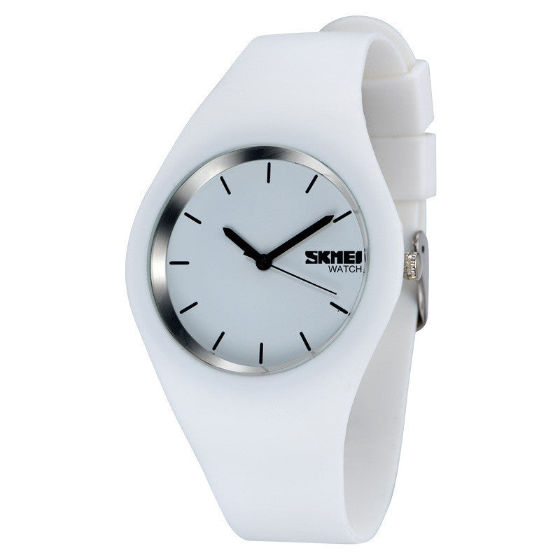 Fashion Simple Jelly Color Couple Waterproof Watch Limorista