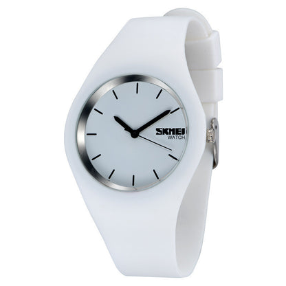 Fashion Simple Jelly Color Couple Waterproof Watch Limorista