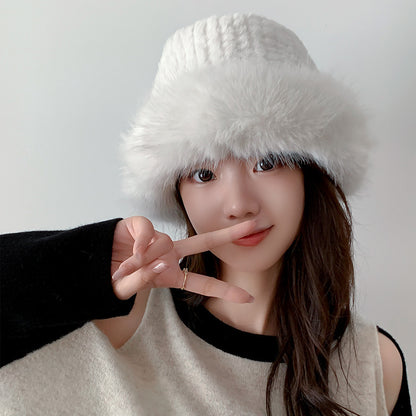 Velvet Hood Female Winter Korean Style Face Small Extra Thick Protection Limorista