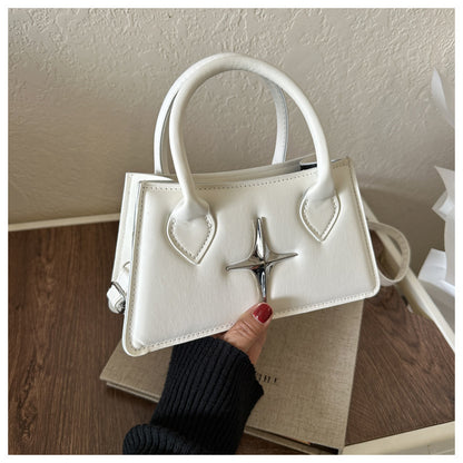 Autumn Simplicity Western Style Shoulder Crossbody Portable Small Square Bag Limorista
