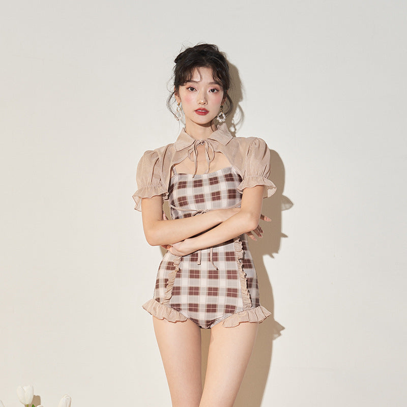 Hot Spring Vacation One Piece Swimsuit Female Limorista