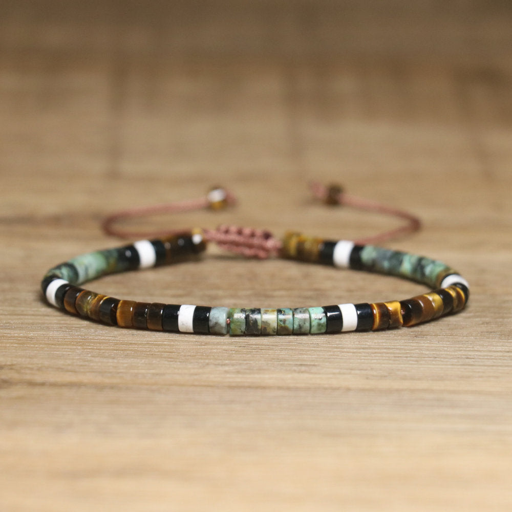 Spacer Beads Beaded Weave Bracelet Women&