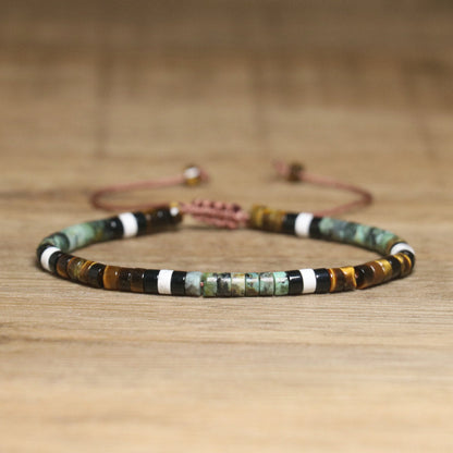 Spacer Beads Beaded Weave Bracelet Women&