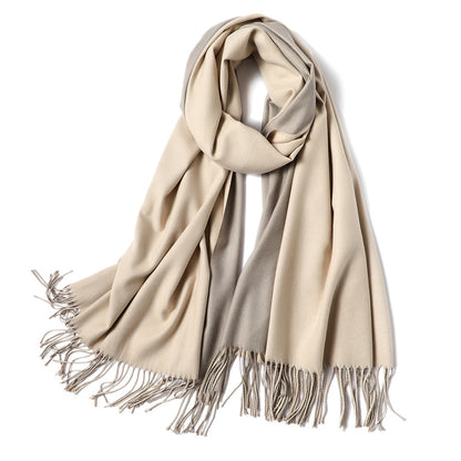 Korean double-sided faux cashmere shawl Limorista