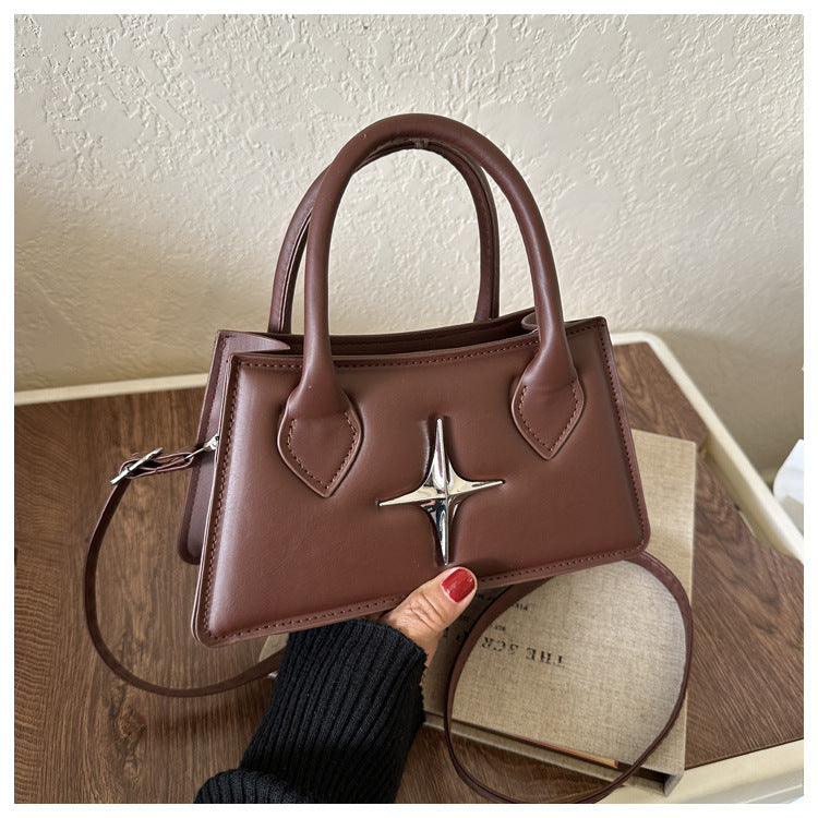 Autumn Simplicity Western Style Shoulder Crossbody Portable Small Square Bag Limorista