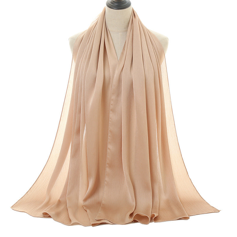 Natural wrinkle monochromatic national headdress Limorista