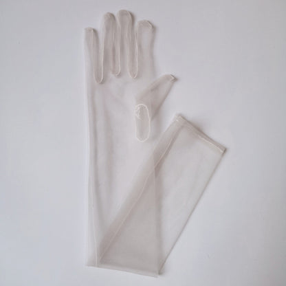 Tulle Plain Bridal Wedding Dress Gloves Limorista
