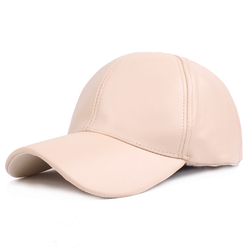 Leather peaked cap Limorista
