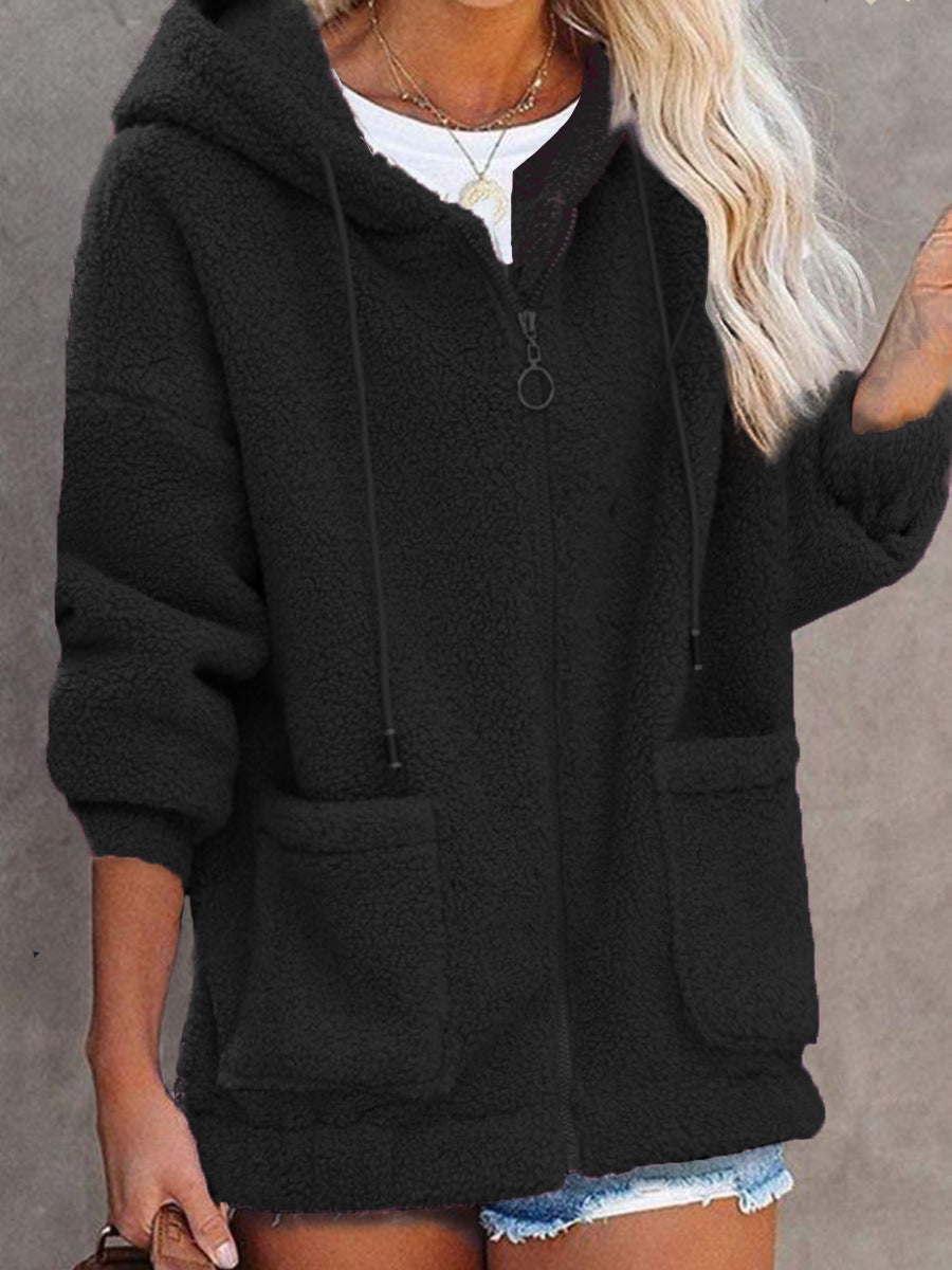 Cardigan Buttonless Printed Loose Top Limorista