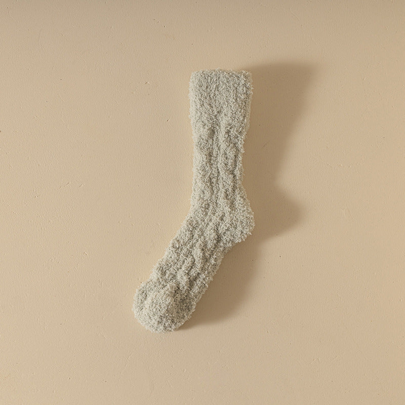Coral Fleece Socks Women&