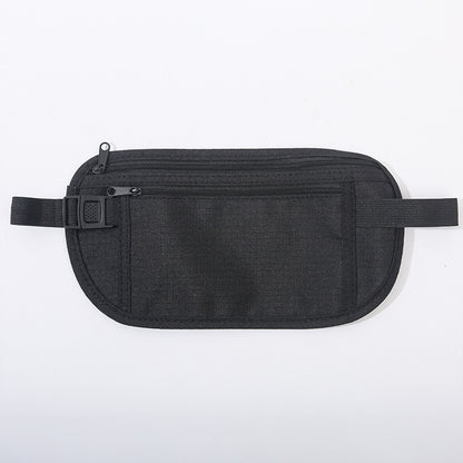 Invisible Thin Passport Burglar-proof Next To The Skin Waist Bag Limorista
