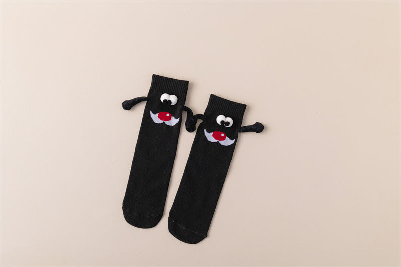 Couple Magnetic Handle Cute Hand Socks Christmas Limorista