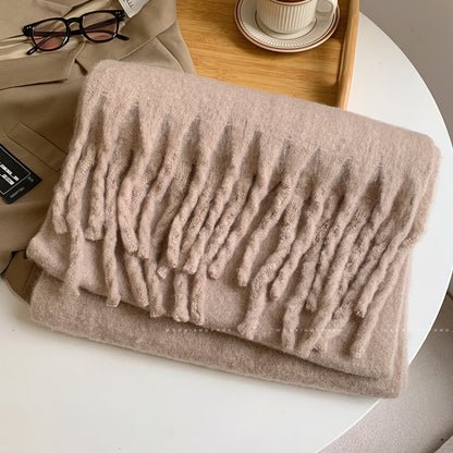 Autumn And Winter All-match Scarf High-grade Thickened Warm Scarf Limorista