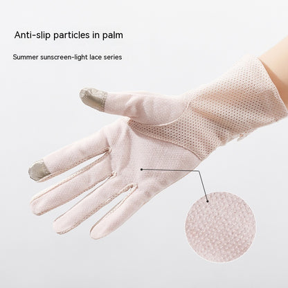 Lightweight Breathable Lace Sun Protection Gloves Limorista
