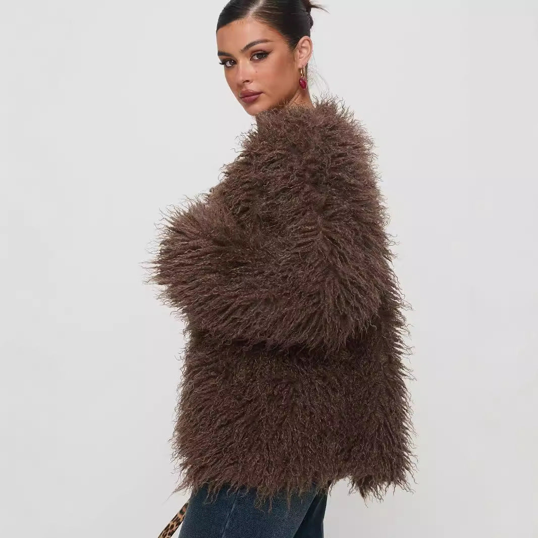 Coat Faux Fur Jacket Limorista
