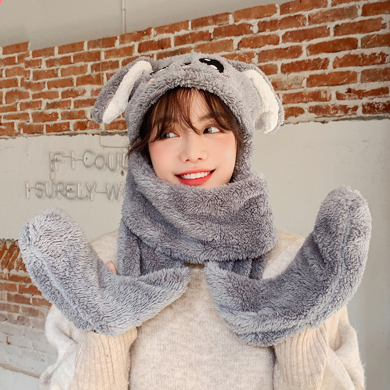 Bear ears scarf hat Limorista
