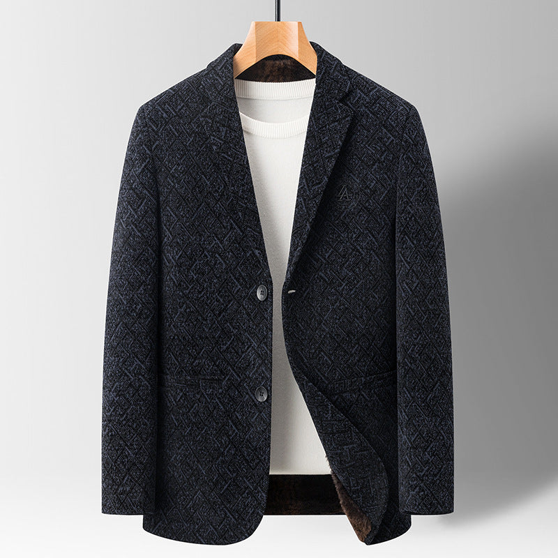 Chenille Casual Simple Suit Jacket For Men Limorista