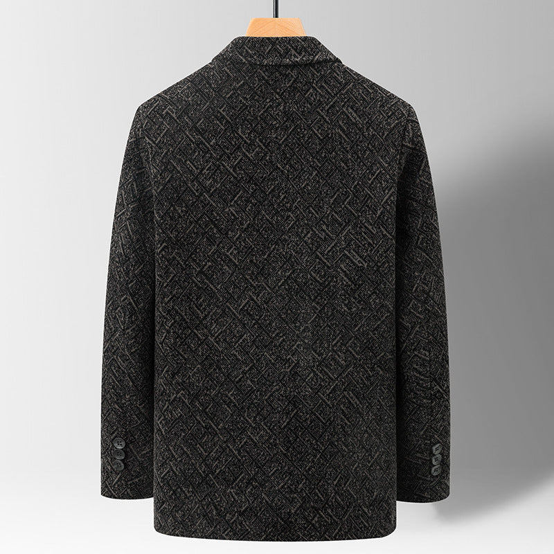 Chenille Casual Simple Suit Jacket For Men Limorista