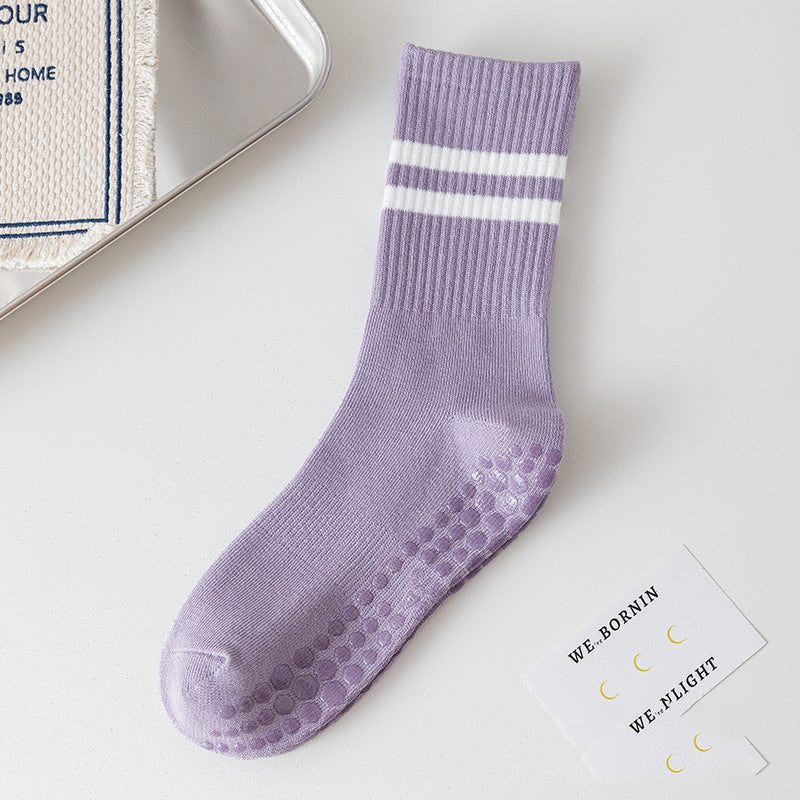 Indoor Anti Skid Wear Resistant Foot Guard Medium Tube Socks Limorista