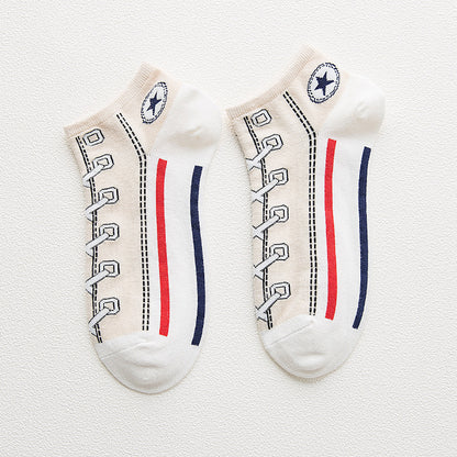 Combed Cotton Deodorant Breathable Boat Socks Limorista