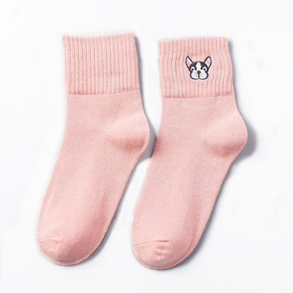 Cartoon embroidery socks Limorista