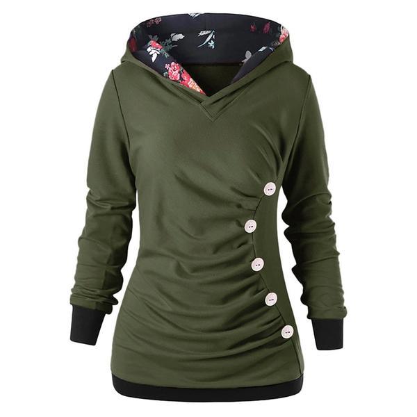 Casual fashion solid color pullover hoodie Limorista