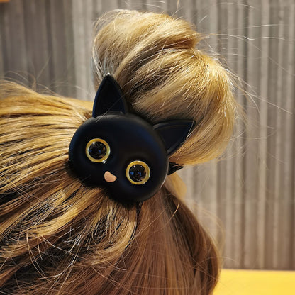 Korean Version Of Cute Cat Fashion Small Intestine Cloth Ring Limorista