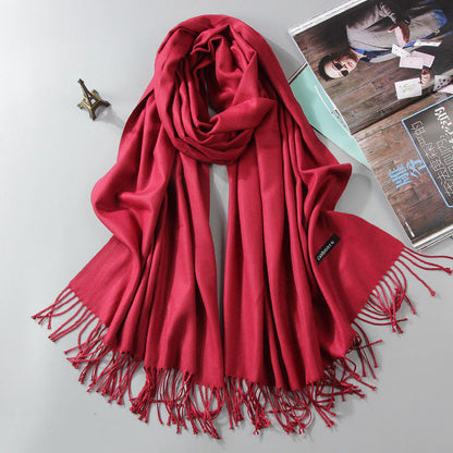 Fashion Cashmere Dual-use Shawl Warm Scarf Limorista