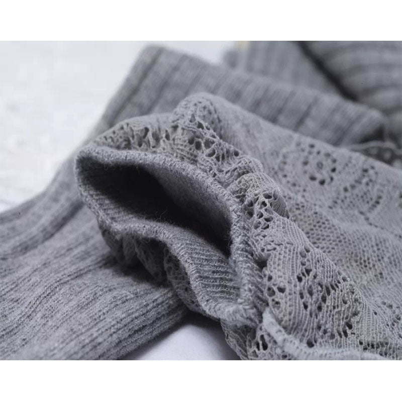 Japanese Style Wide Lace Over The Knee Stockings Women Limorista